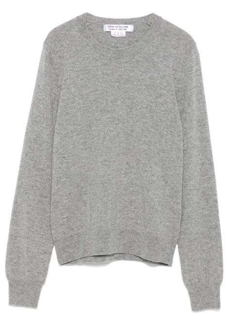 Maglione in cashmere in grigio Comme des garcons - donna